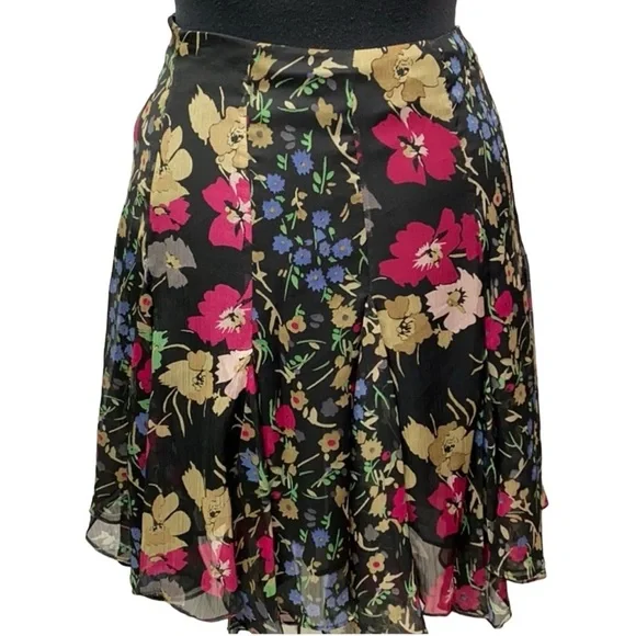 Lauren Ralph Lauren Chiffon Floral Skirt - Picture 5 of 6